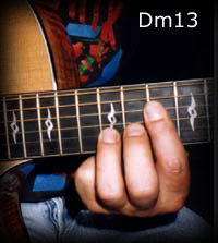 Dm13 chord